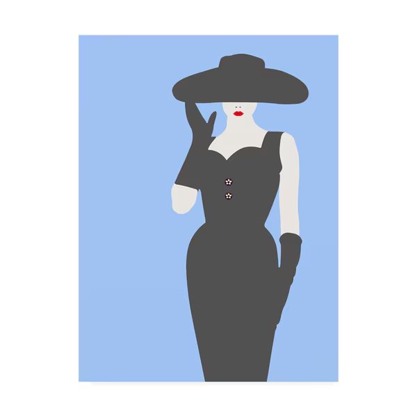 Sean Salvadori 'Lady No. 13' Canvas Art, 18x24, Trademark Fine Art, Mfr#: IC02159-C1824GG
